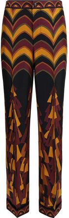 Emilio Pucci Multicolor Silk Casual Womens Pants
