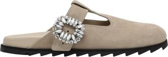 Roger Vivier Mules - Dames - Slip ons - Beige - 39 EU - Schoenen