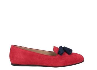 Charles Philip Mens Ronald Red Suede Loafers