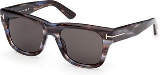 Tom Ford FT1304 FINN-02 55A Mens Sunglasses Tortoiseshell Size 53