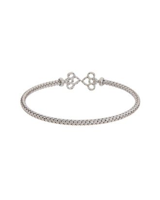 Meshmerise 18K Over Silver 0.20 Ct. Tw. Diamond Mesh Bangle Bracelet