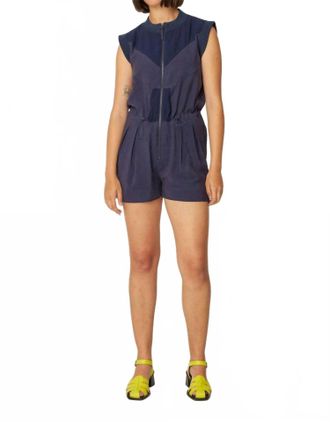 SKFK Irati Short Jumpsuit In Navy Violet