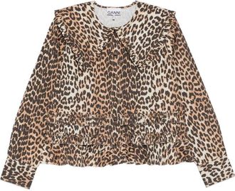 Ganni Camisa de algod&oacute;n org&aacute;nico Ganni