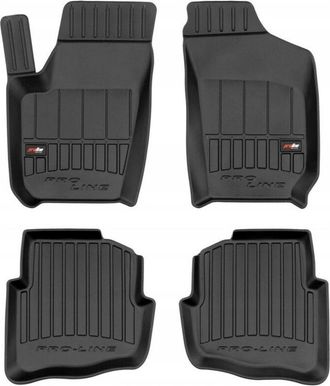 OEM Alfombras Y Felpudos De Goma Skoda Fabia 1 1999-2008 3d Trough