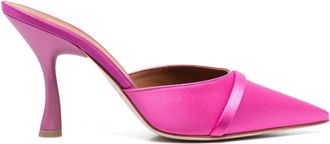 Malone Souliers Pink Joella 90 Satin Heels