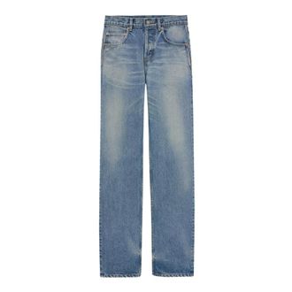 Saint Laurent Heren, Jeans, Blauw, Maat: W29 Denim