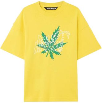 Palm Angels Palm Leaf Graphic T-shirt