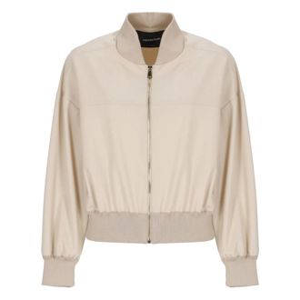 Fabiana Filippi Bomber Jackets, female, Pink, Size: S Fabiana Filippi Coats Pink