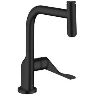 Axor Axor Citterio - Grifo De Fregadero Con Salida Extra&iacute;ble, Negro Mate 39861670