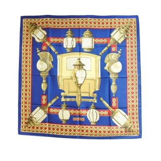 Herm&egrave;s Pre-owned Hermes Feux de Route Silk Scarf 90 Ladies WKNOSL6MUI0E5YLO