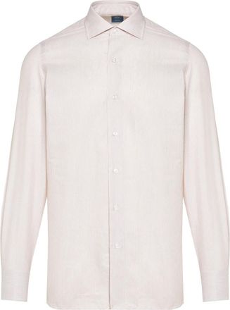 Finamore Hombre, Camisas, Beige, Talla: 5XL