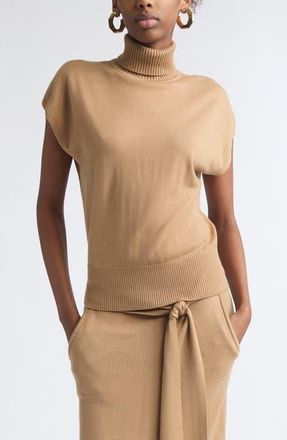 Ramy Brook Natalie Wool Turtleneck Sweater in Camel at Nordstrom, Size Xx-Small