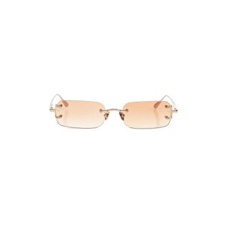 Linda Farrow Sunglasses, female, Yellow, Size: 53 MM Taylor Sunglasses