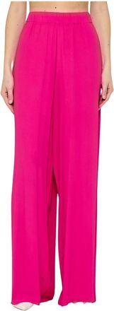 Federica Tosi Broeken - Dames - Wijde Broeken - Roze - 2XL - Broeken