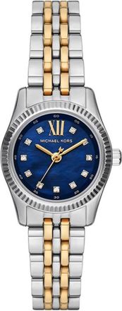 Michael Kors Zilveren Lexington Horloge - Tijdloze Keuze - Dames - Horloges - Grijs - ONE Size - Accessoires
