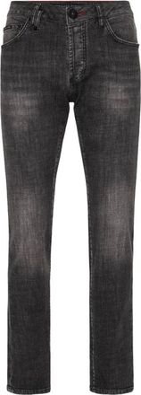 Philipp Plein Heren, Jeans, Grijs, Maat: W32 Denim