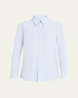 Nili Lotan Raphael Striped Classic Shirt