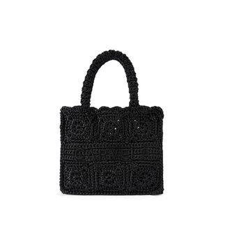 Carvela Womens Salerno Midi Tote Bag - Black - One Size
