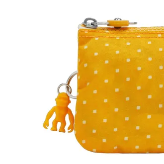 Kipling Womens Clutch Yellow Polyamide-Nylon