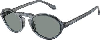 Giorgio Armani AR8219U 634356 Mens Sunglasses Blue Size 52