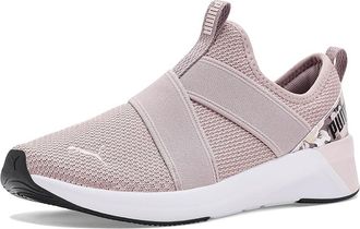 Puma Softride Harli Slip-on Floral Cross Training Shoes Womens Cross Training Shoes Rose Latte/White/Alpine Snow/Jasmine Flower/Black : 11 B - Medium