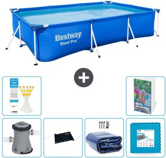 Bestway Piscina Bestway Steel Pro Rectangular - 300x201x66 Cm - 7-piezas S340