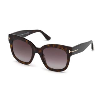 Tom Ford Sunglasses, female, Brown, 52 MM, Beatrix Sunglasses Burgundy Havana Frame