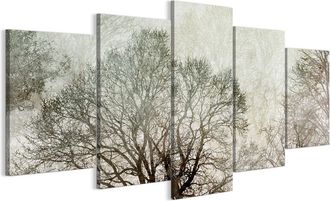 OEM Cuadro Sobre Lienzo Italiano De 100 X 50 Cm, Pent&aacute;ptico - Estilo Modernista - Naturaleza Cuadro Sobre Lienzo Italiano De 200 X 100 Cm, Pent&aacute;ptico - Es