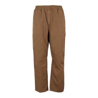 Carhartt Work in Progress Carhartt Wip, Straight Trousers, male, Brown, Size: XL Flint Pants