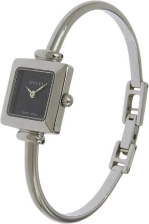 Gucci Pre-owned Watches, female, Black, Size: ONE SIZE Pre-owned 1900L Stainless Steel Watch