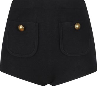 Elisabetta Franchi Short Shorts - Dames - Bermuda - Zwart - S - Korte Broeken