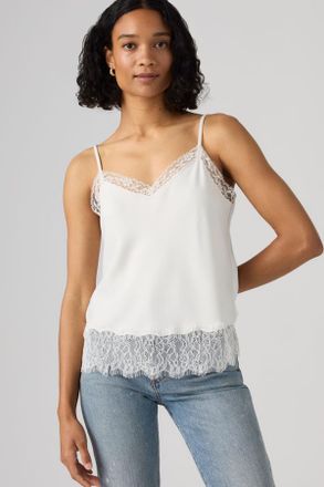 Levi's Lynn Cami Tank Top - Donna - XS - Bianco / Whisper White