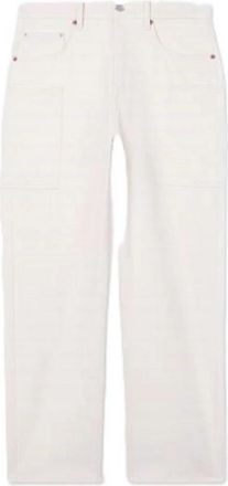 Kenzo Cargo Monkey Fit Jeans - Heren - Loose Fit Jeans - Wit - W32 - Katoen - Jeans