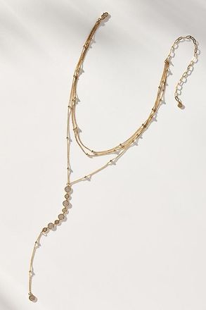 Ettika Bali Dreams Crystal Layered Lariat Necklace