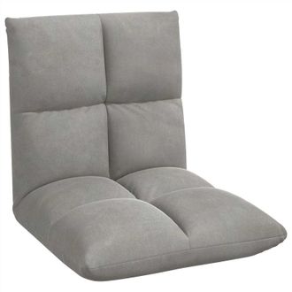 vidaXL Sill&oacute;n Ajustable Gris Claro Vidaxl