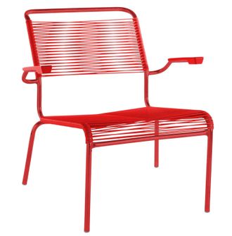 Schubiger M&ouml;bel Spaghetti-Lounger S&auml;ntis mit Armlehnen