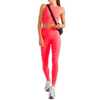 Adam Selman Sport Neon Stretch Mesh Leggings Size M