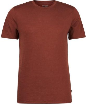Stoic Merino155 LaholmSt. T-Shirt Merinoshirt f&uuml;r Herren | rot
