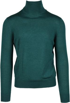 Ballantyne Wool Turtleneck Pullover - Green
