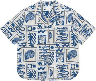 Dedicated Shirt Torup Bluse f&uuml;r Damen | grau