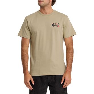Quiksilver HI Quiki Islands Cotton Graphic T-Shirt in Seneca Rock at Nordstrom, Size Xx-Large