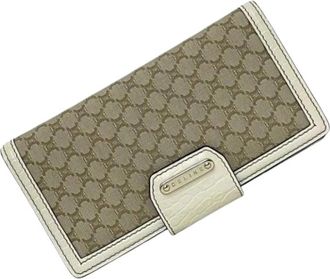 Celine Pre-owned Canvas Wallet - Dames - Vintage Accessoires - Beige - ONE Size - Vintage