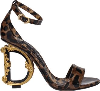 Dolce & Gabbana Brown Leather Womens Sandals