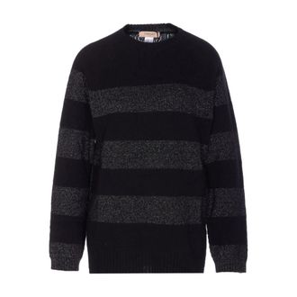 Twinset Trui met ronde hals - Dames - Ronde hals truien - Zwart - XS - Truien & Vesten