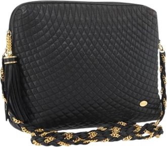 Bally Pre-owned Cross Body Bags, female, Black, Size: ONE SIZE Pre-owned Leather Shoulder Bag