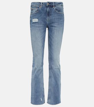 AG - Adriano Goldschmied Girlfriend mid-rise straight jeans