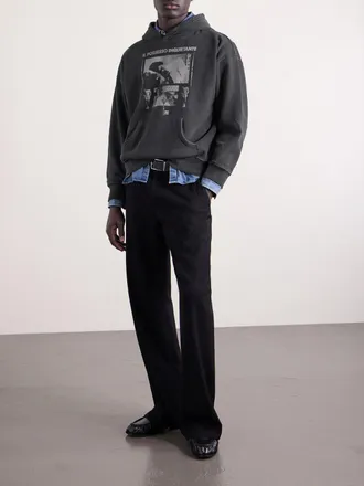 Enfants Riches Deprimes Il Possesso Printed Cotton-Jersey Hoodie