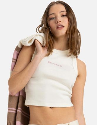 Roxy Womens Roxy Womens Iconic Days Tank Top Vest - White - Size: 14