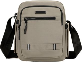 Generic Compatible For Mens Crossbody Bag Portable Outdoor(Light khaki)