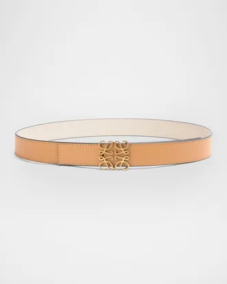 Loewe Anagram Reversible Leather Belt